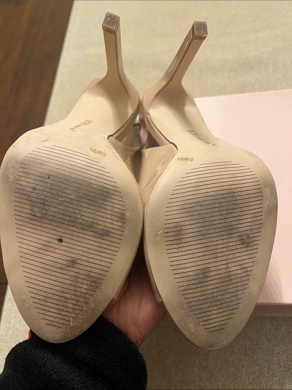 ❤️ BCBGeneration Carly Warm Sand Patent Heel - Picture 4 of 15